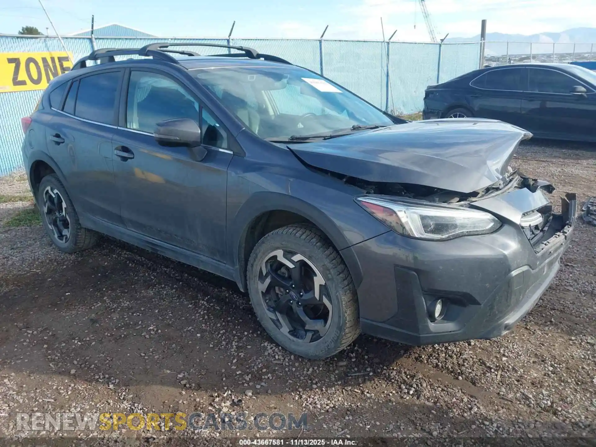 1 Photograph of a damaged car JF2GTHMC9MH386872 SUBARU CROSSTREK 2021