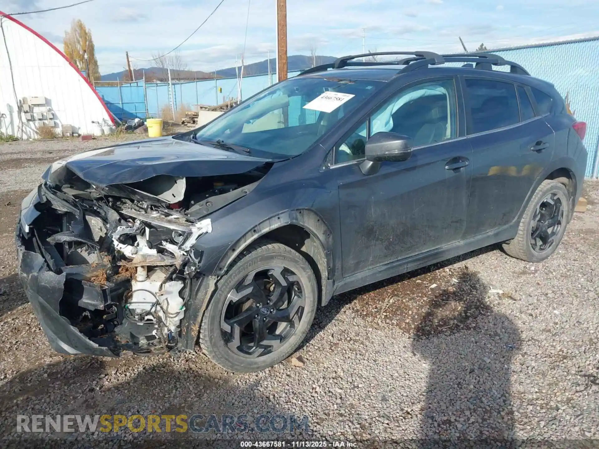 2 Photograph of a damaged car JF2GTHMC9MH386872 SUBARU CROSSTREK 2021