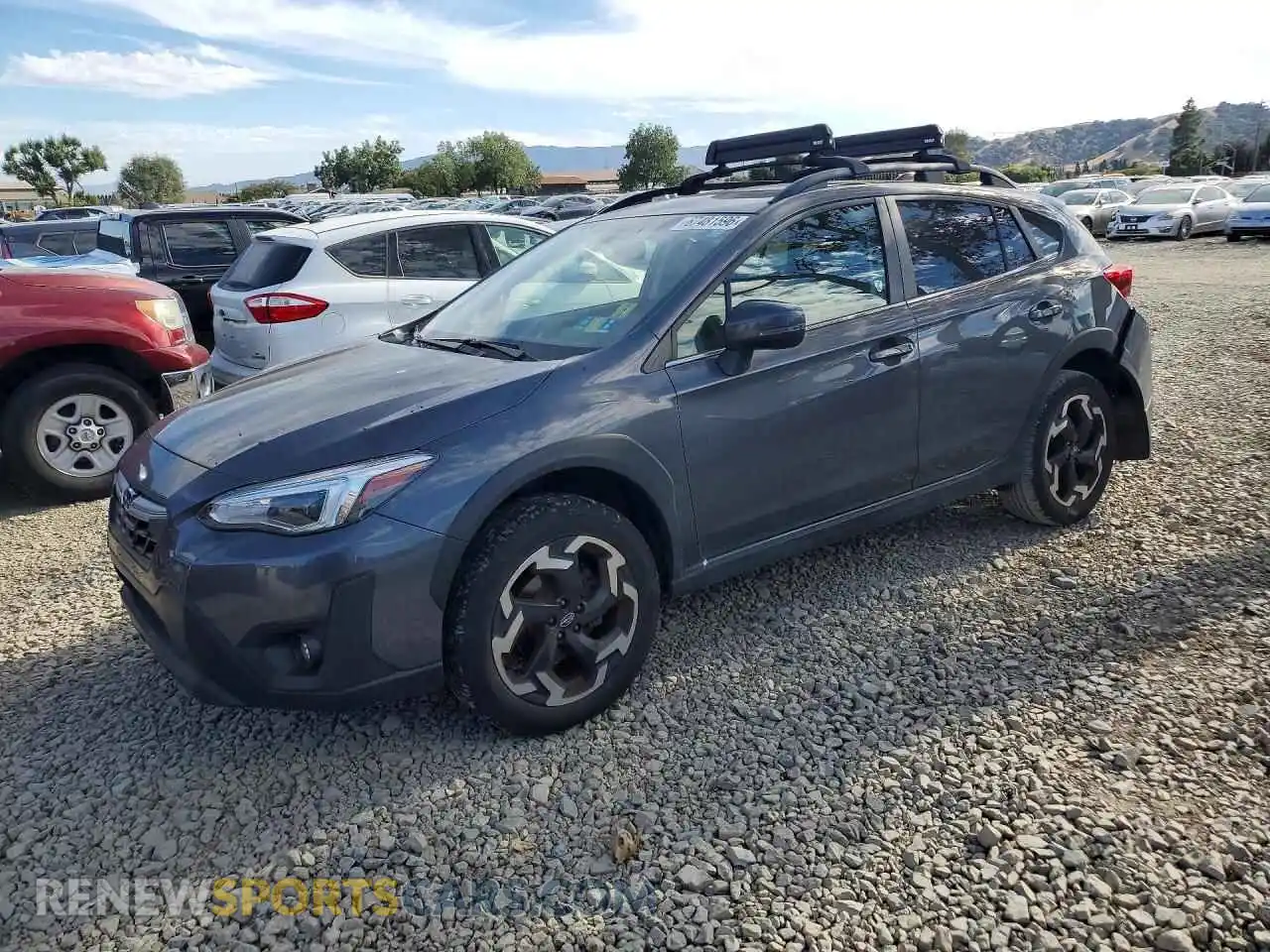 1 Photograph of a damaged car JF2GTHMC9MH657767 SUBARU CROSSTREK 2021