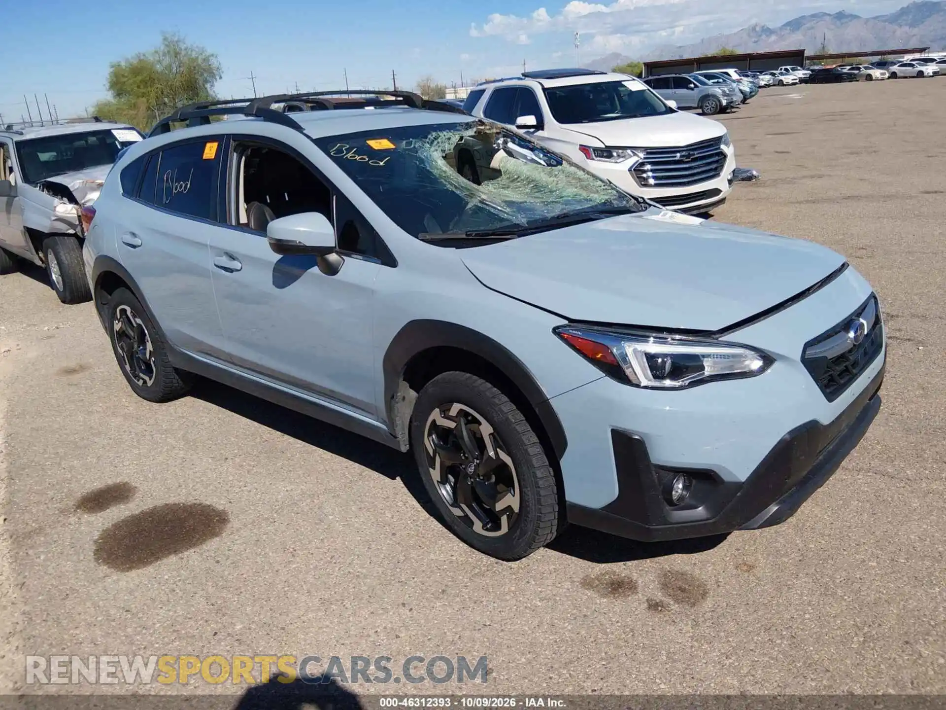 1 Photograph of a damaged car JF2GTHMCXM8253537 SUBARU CROSSTREK 2021