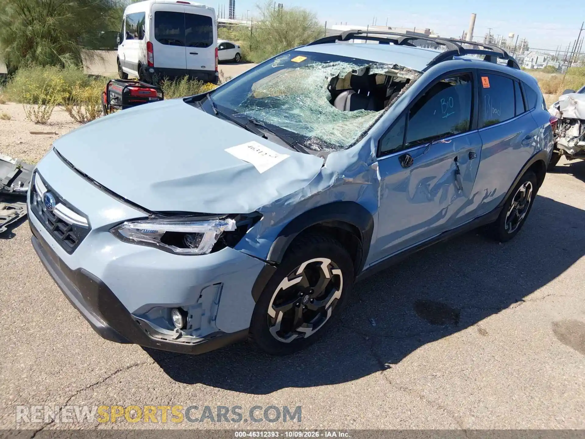 2 Photograph of a damaged car JF2GTHMCXM8253537 SUBARU CROSSTREK 2021