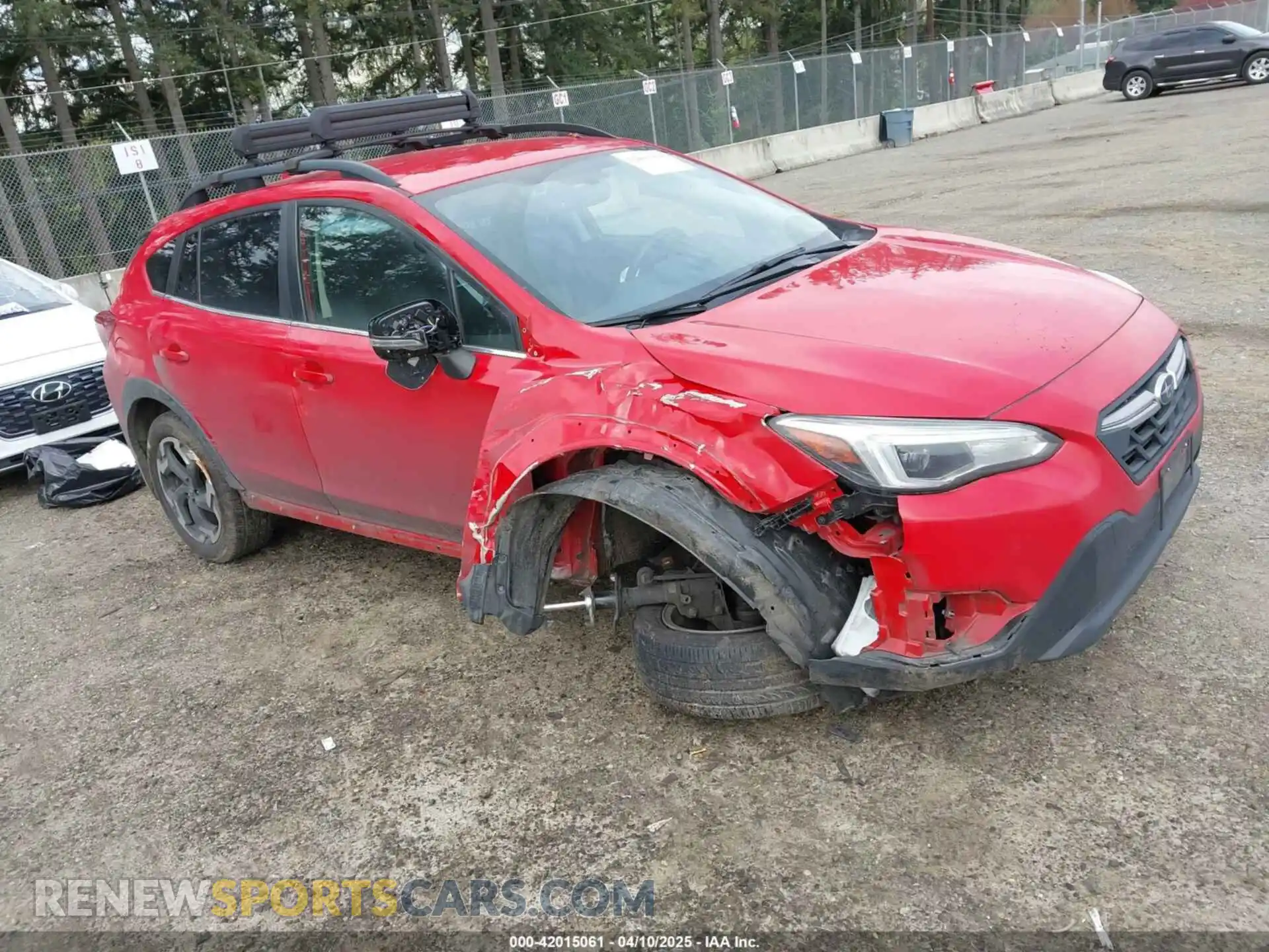 1 Photograph of a damaged car JF2GTHMCXM8317981 SUBARU CROSSTREK 2021