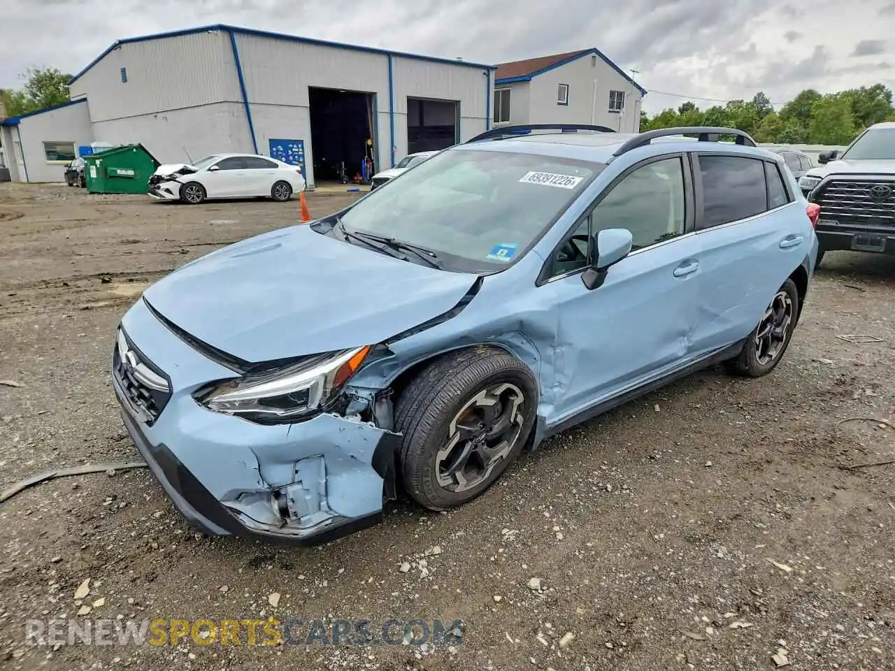 1 Photograph of a damaged car JF2GTHMCXMH227052 SUBARU CROSSTREK 2021
