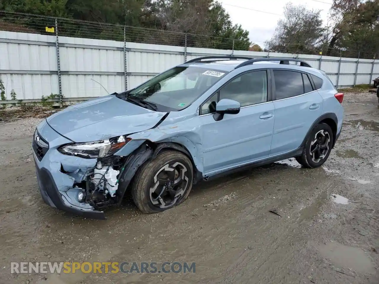 1 Photograph of a damaged car JF2GTHMCXMH300744 SUBARU CROSSTREK 2021
