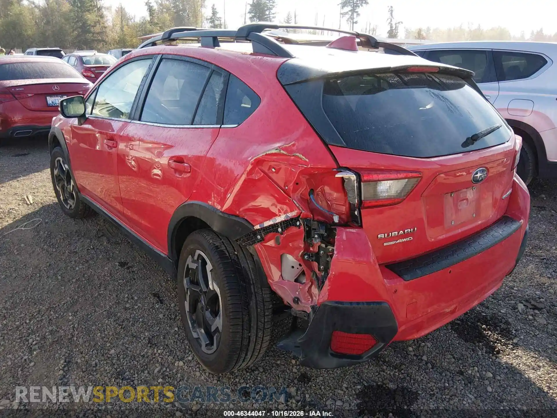 3 Фотография поврежденного автомобиля JF2GTHMCXMH307791 SUBARU CROSSTREK 2021