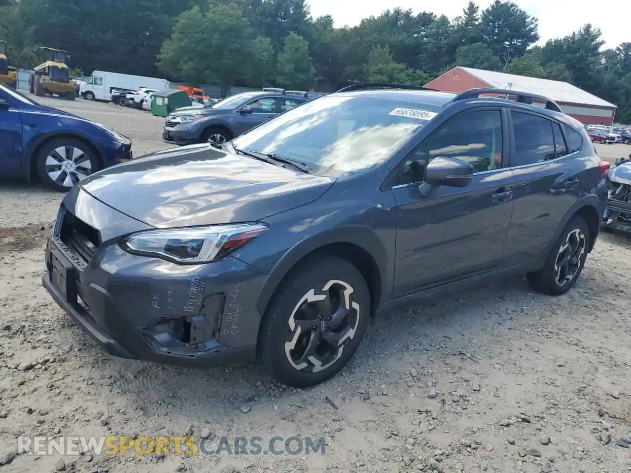 1 Photograph of a damaged car JF2GTHMCXMH367361 SUBARU CROSSTREK 2021