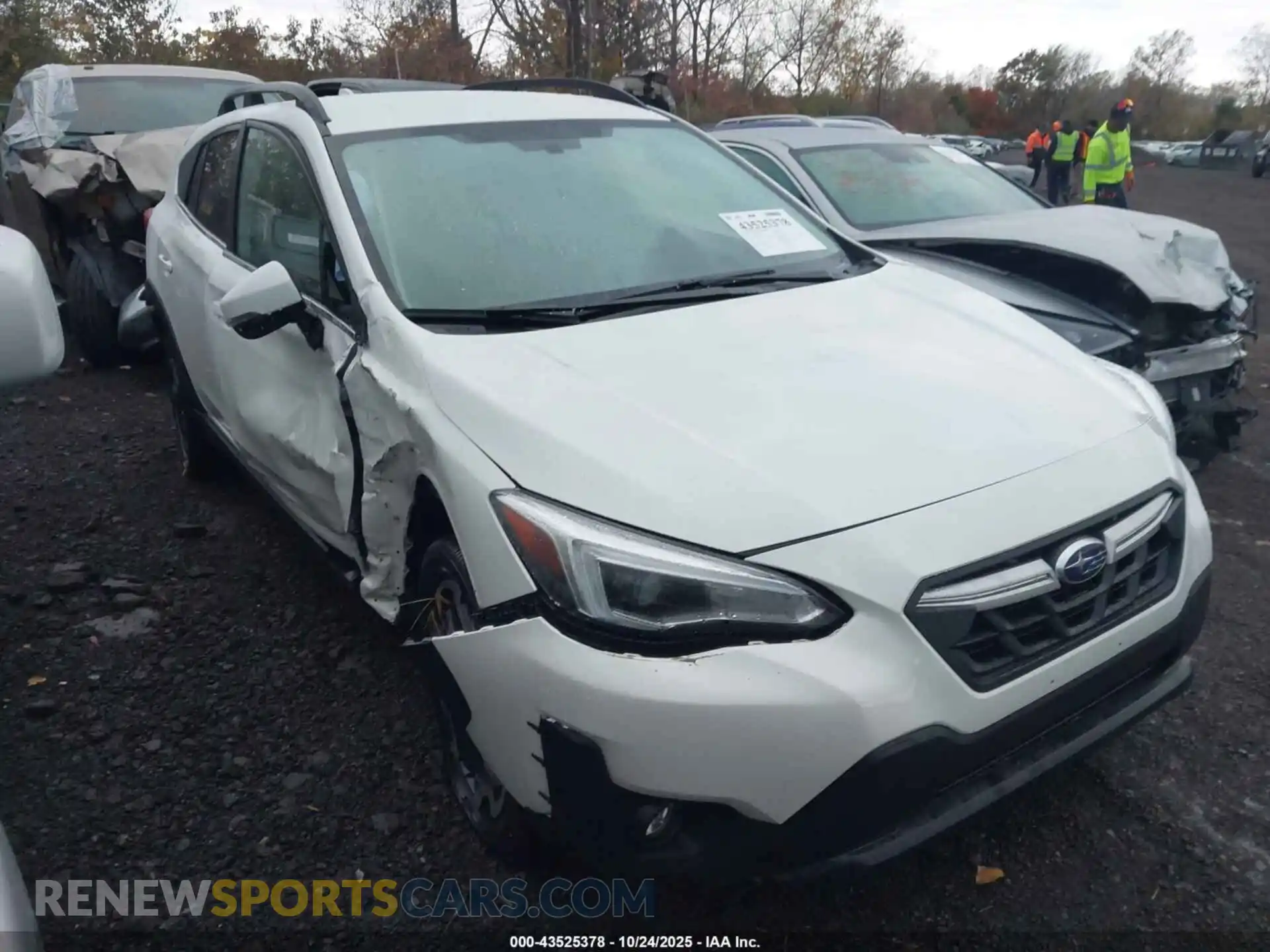 1 Photograph of a damaged car JF2GTHMCXMH650925 SUBARU CROSSTREK 2021