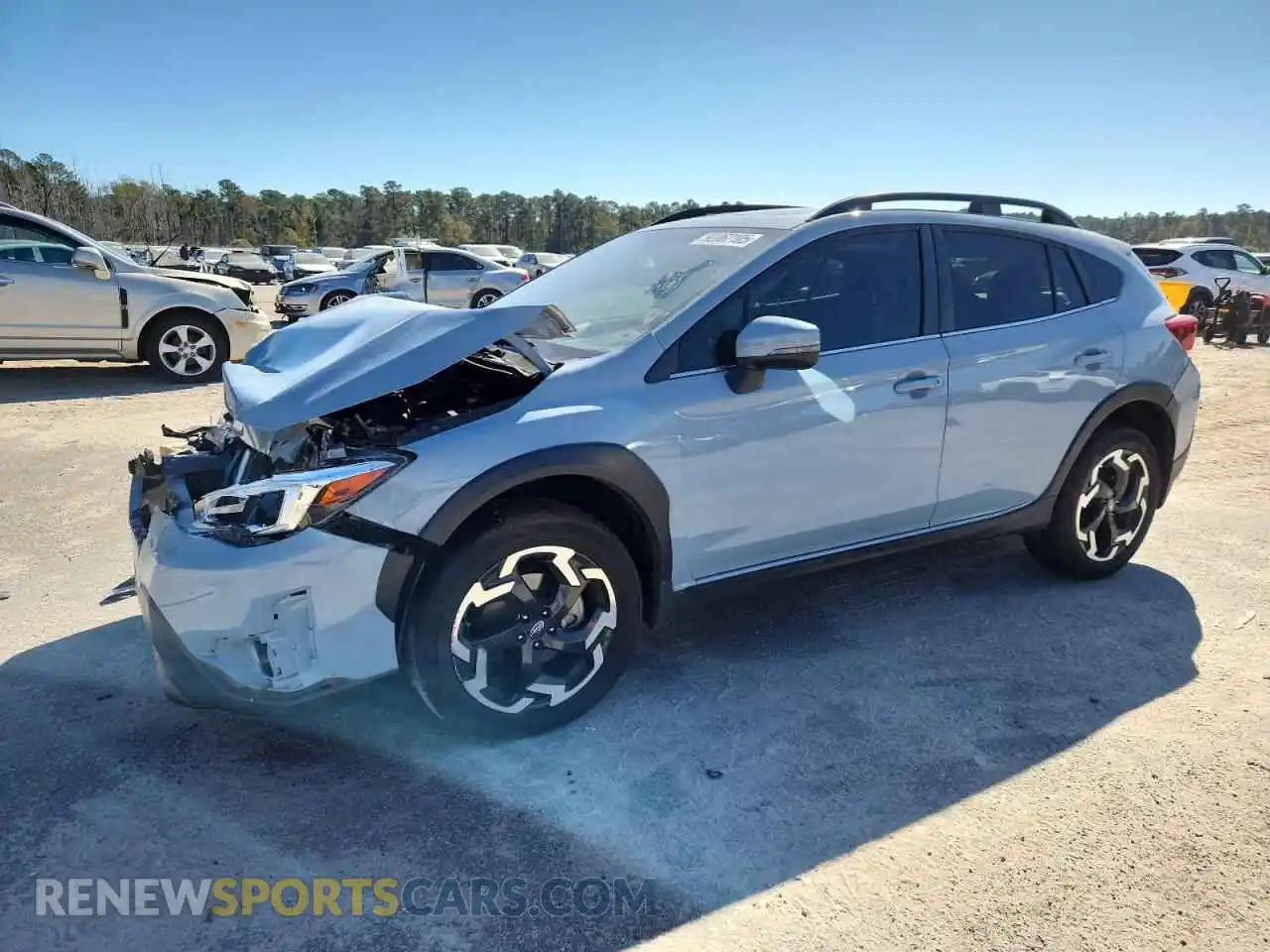 1 Photograph of a damaged car JF2GTHNC0MH377959 SUBARU CROSSTREK 2021