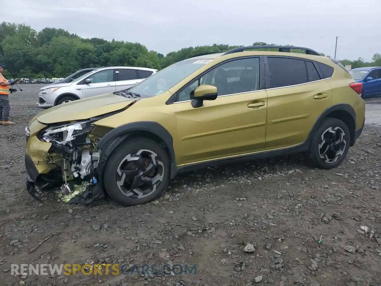 1 Photograph of a damaged car JF2GTHNC1MH280124 SUBARU CROSSTREK 2021