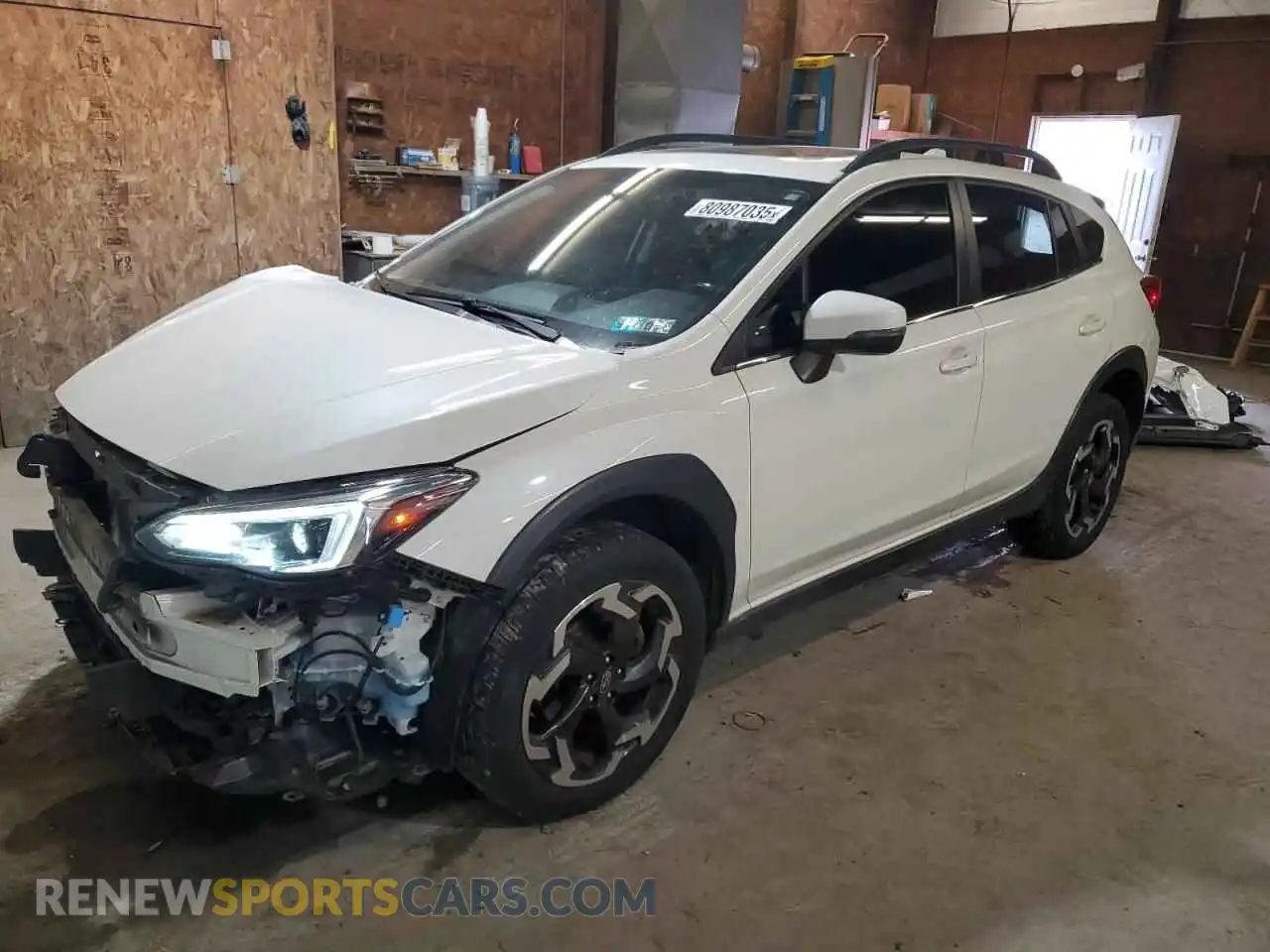 1 Photograph of a damaged car JF2GTHNC2M8679107 SUBARU CROSSTREK 2021