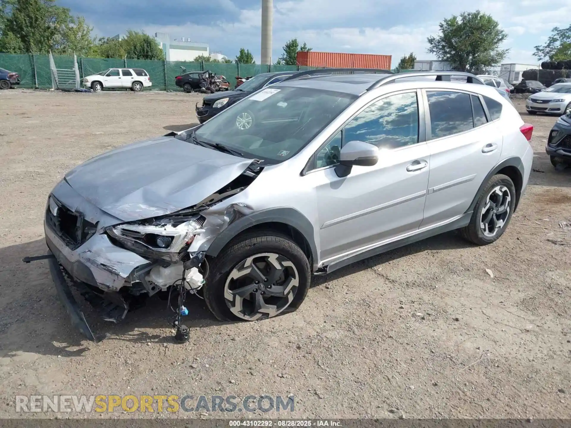 2 Photograph of a damaged car JF2GTHNC2M8679141 SUBARU CROSSTREK 2021