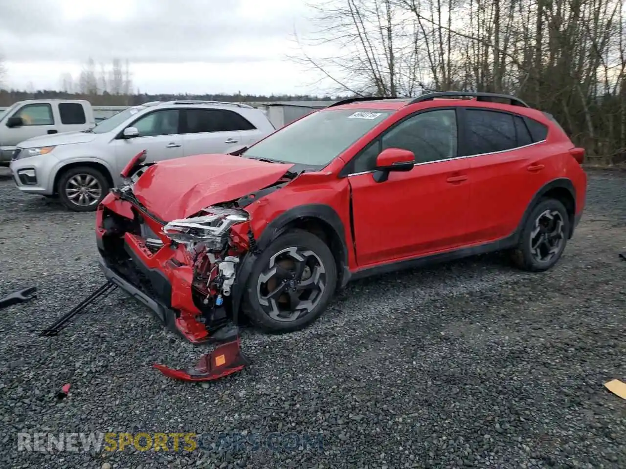 1 Photograph of a damaged car JF2GTHNC2MH327239 SUBARU CROSSTREK 2021