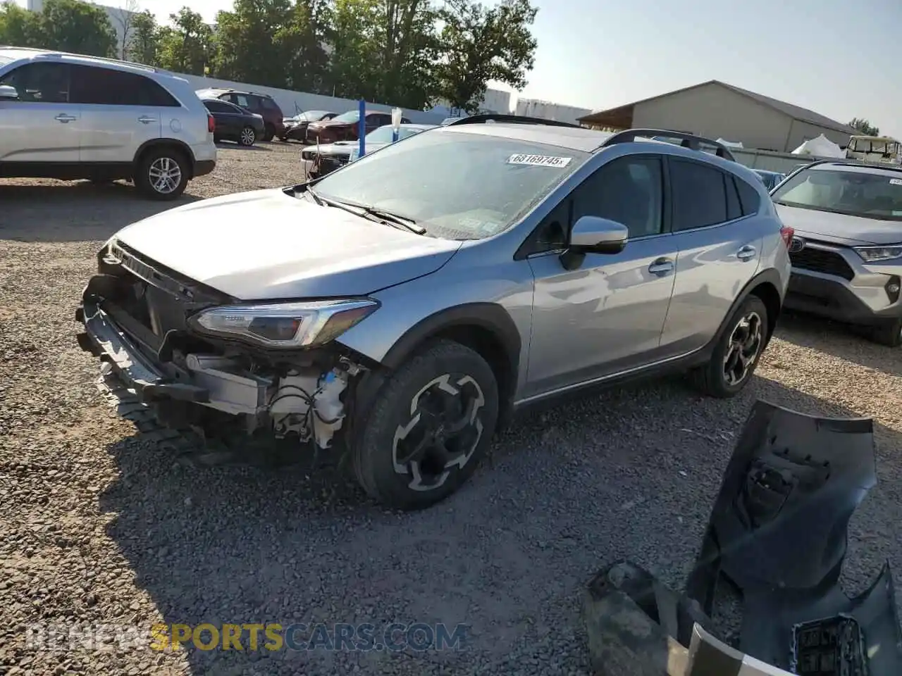 1 Photograph of a damaged car JF2GTHNC3M8297345 SUBARU CROSSTREK 2021