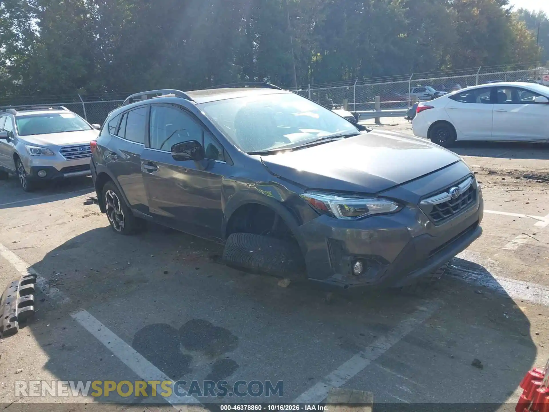 1 Photograph of a damaged car JF2GTHNC3M8299550 SUBARU CROSSTREK 2021