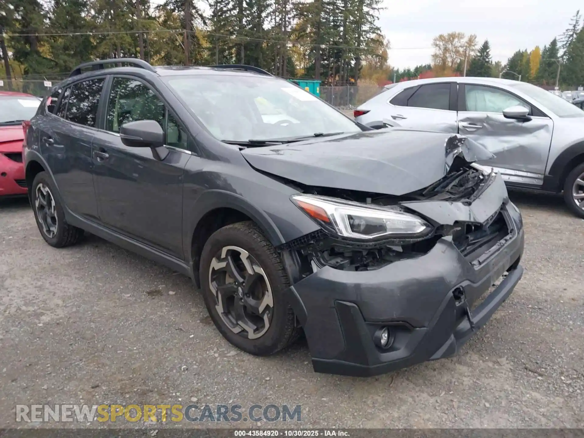1 Photograph of a damaged car JF2GTHNC3M8340601 SUBARU CROSSTREK 2021