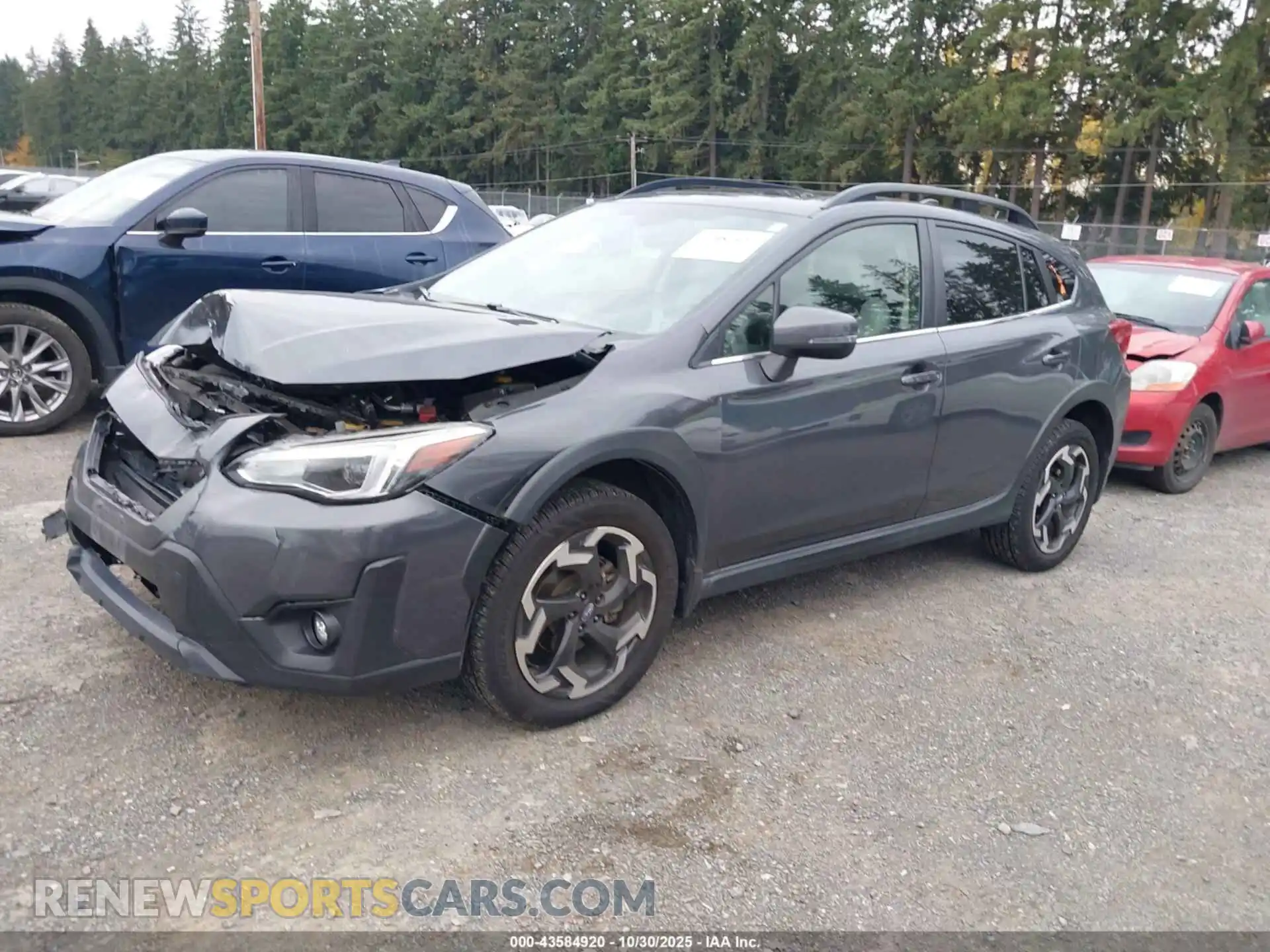 2 Photograph of a damaged car JF2GTHNC3M8340601 SUBARU CROSSTREK 2021