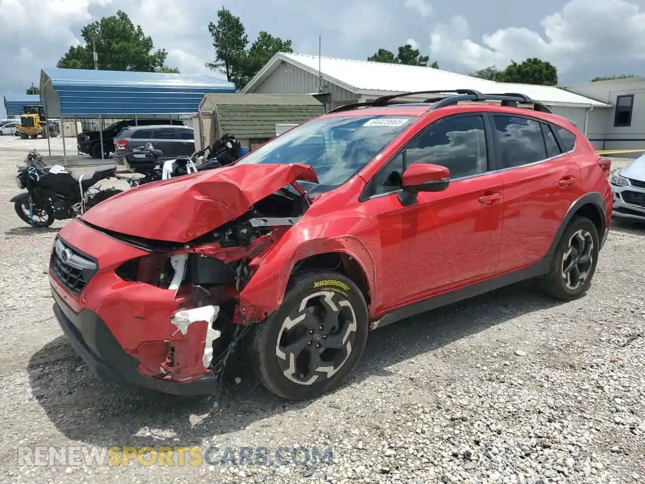 1 Photograph of a damaged car JF2GTHNC3MH300020 SUBARU CROSSTREK 2021
