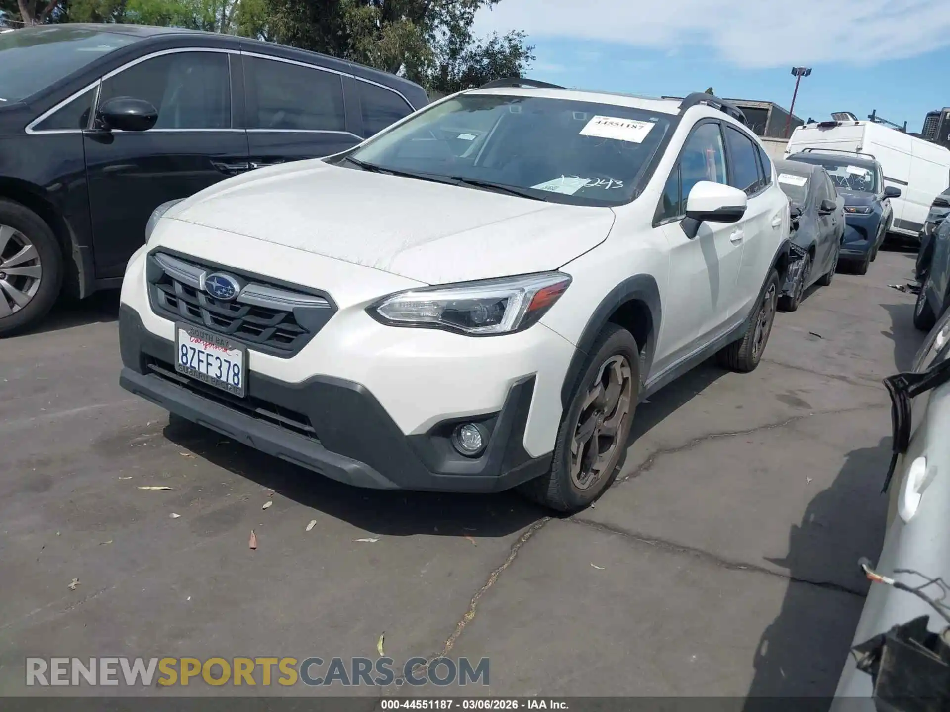 2 Photograph of a damaged car JF2GTHNC3MH666754 SUBARU CROSSTREK 2021