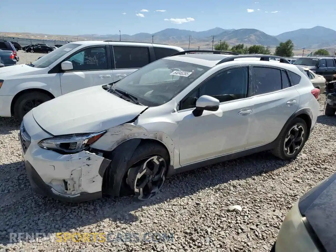 1 Photograph of a damaged car JF2GTHNC3MH682906 SUBARU CROSSTREK 2021