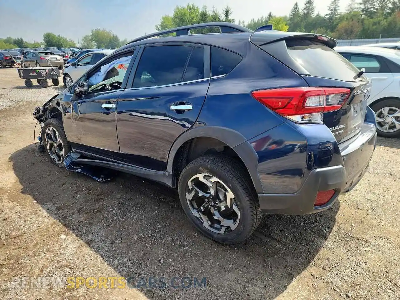 2 fotografías del automóvil dañado JF2GTHNC4MH276066 SUBARU CROSSTREK 2021