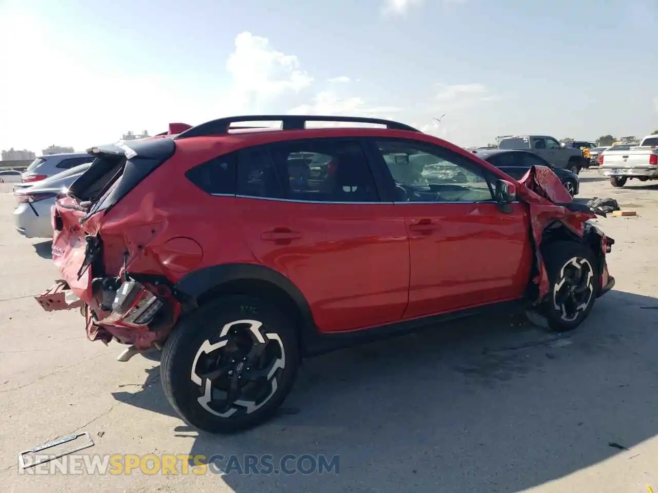3 Photograph of a damaged car JF2GTHNC5MH389914 SUBARU CROSSTREK 2021