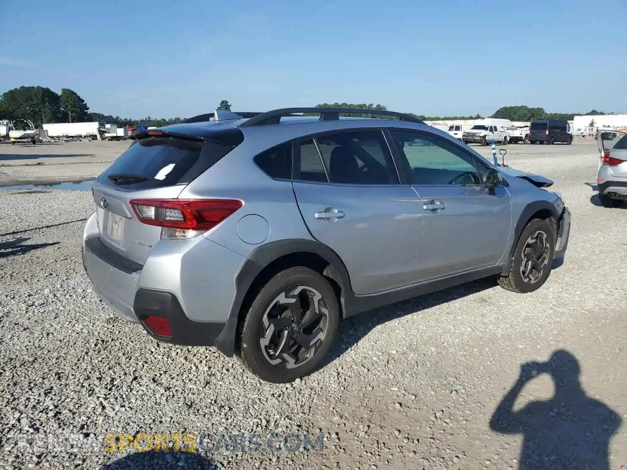 3 fotografías del automóvil dañado JF2GTHNC6M8284704 SUBARU CROSSTREK 2021