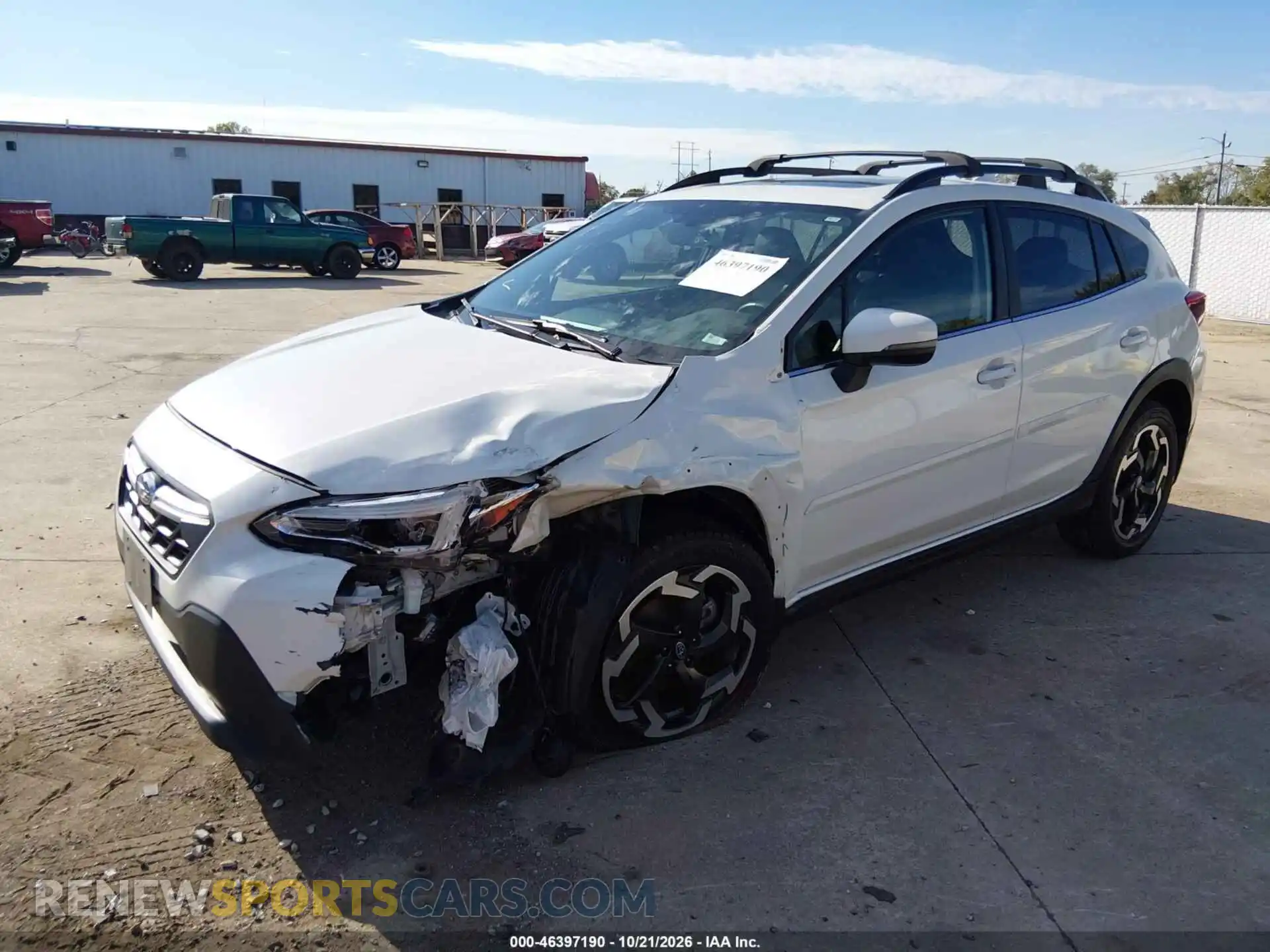 2 Photograph of a damaged car JF2GTHNC6MH318110 SUBARU CROSSTREK 2021