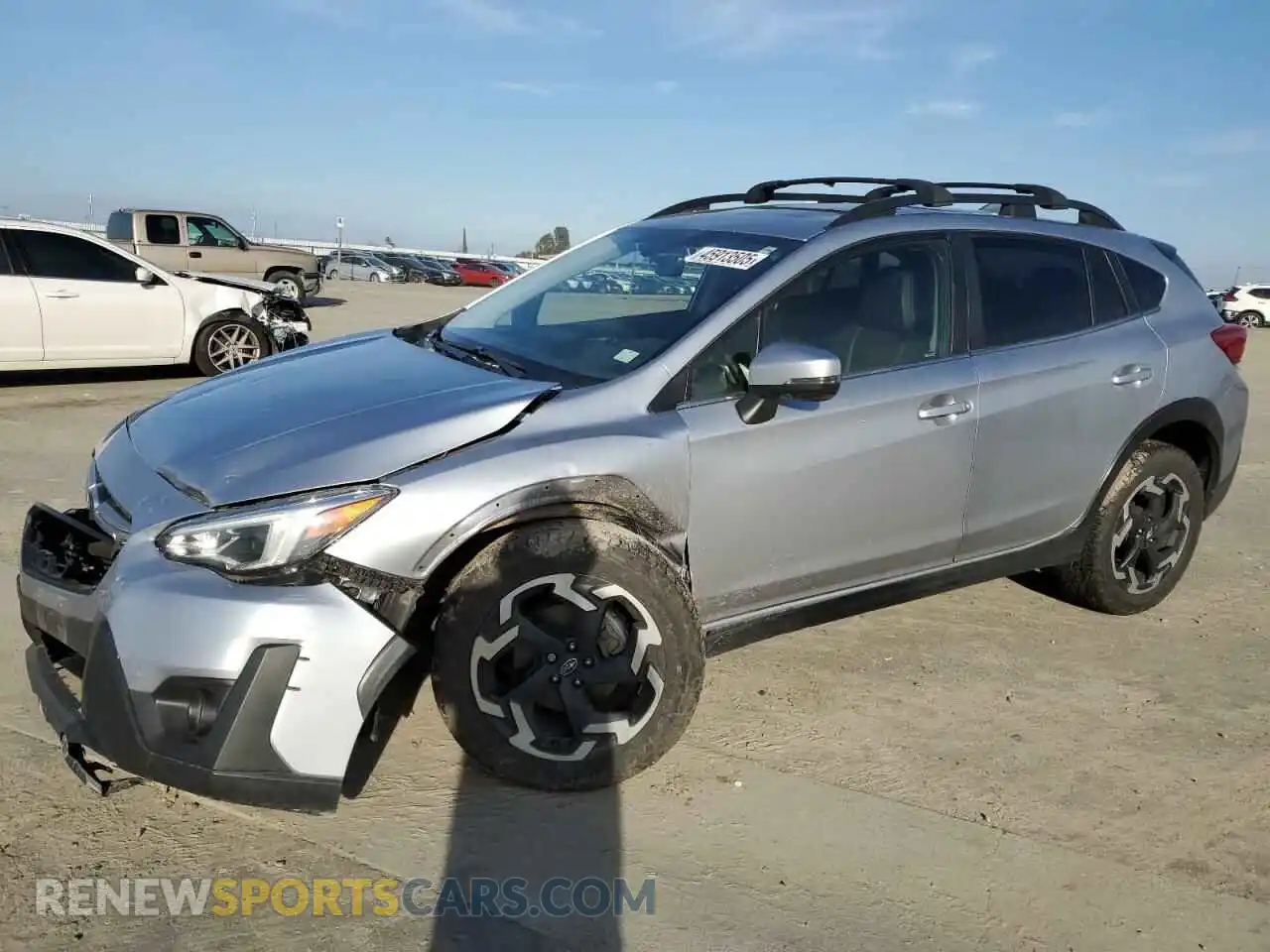 1 Photograph of a damaged car JF2GTHNC7MH685145 SUBARU CROSSTREK 2021