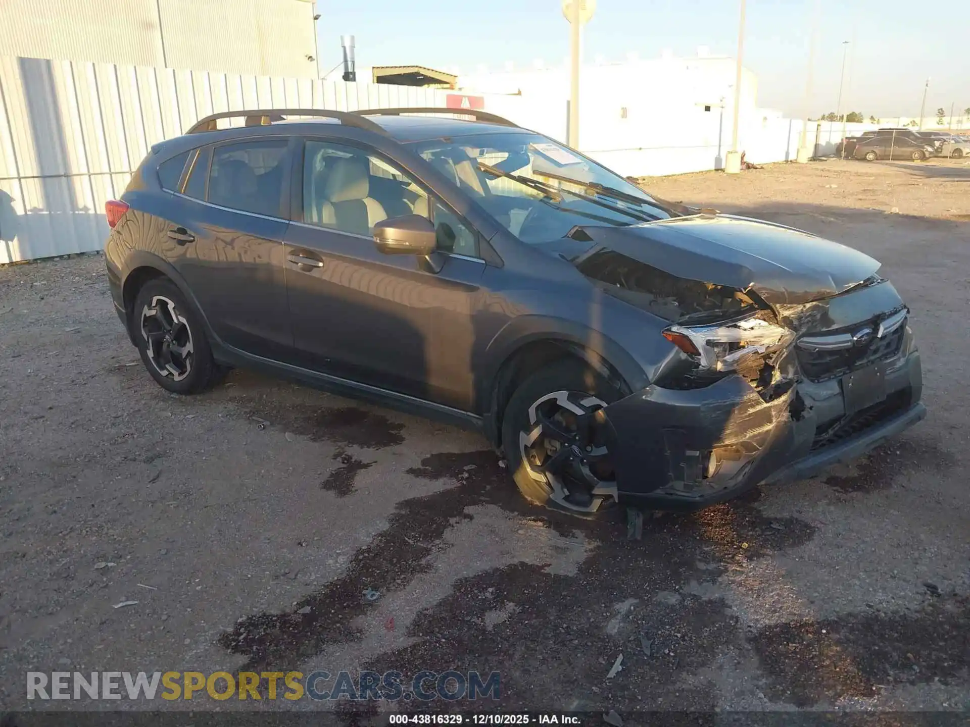 1 Photograph of a damaged car JF2GTHNC9MH234475 SUBARU CROSSTREK 2021