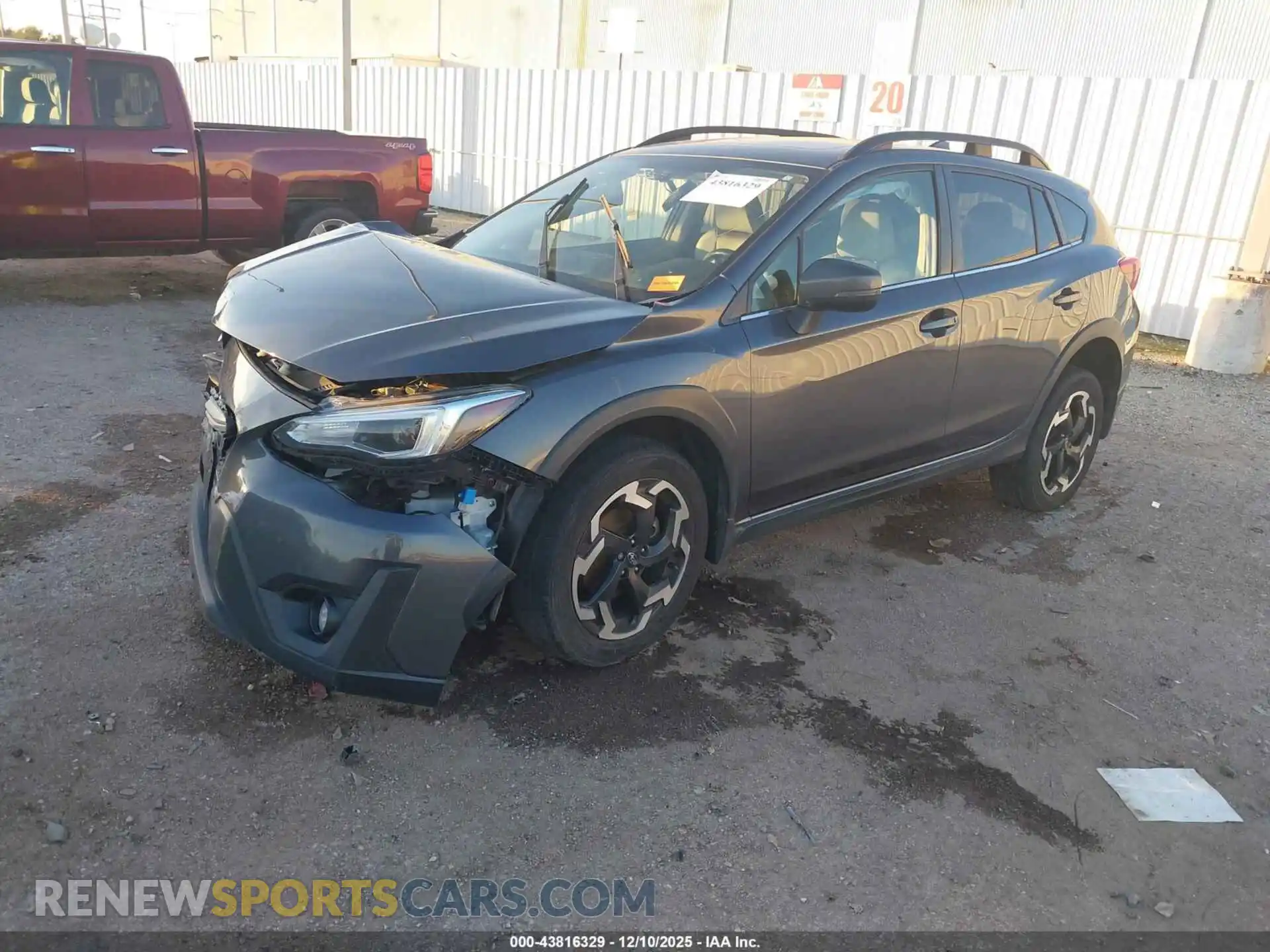 2 Photograph of a damaged car JF2GTHNC9MH234475 SUBARU CROSSTREK 2021