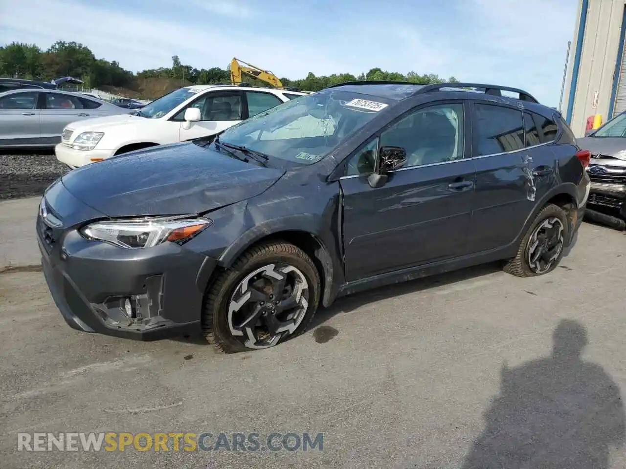 1 Photograph of a damaged car JF2GTHNC9MH246237 SUBARU CROSSTREK 2021
