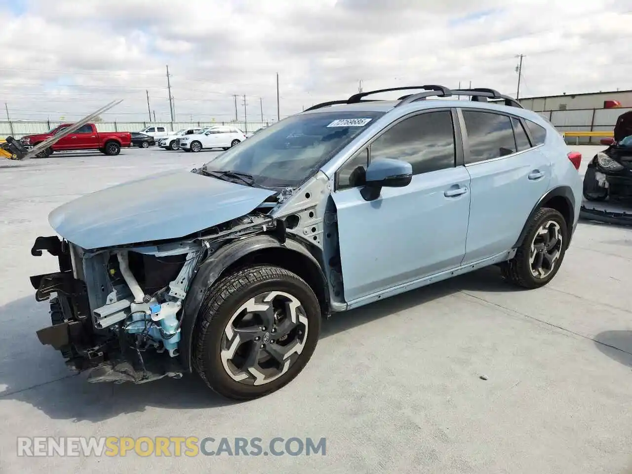 1 Photograph of a damaged car JF2GTHNC9MH650722 SUBARU CROSSTREK 2021