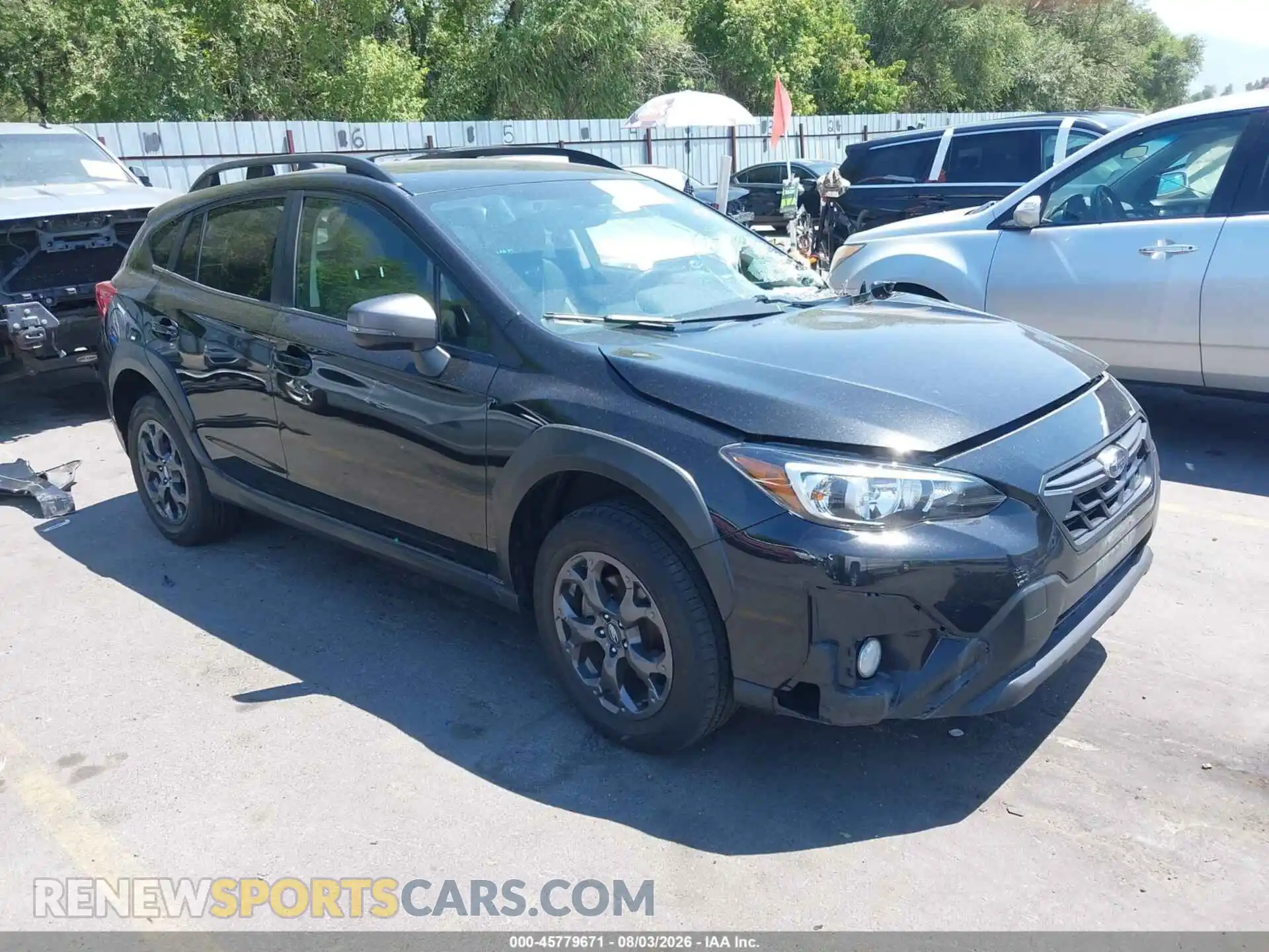 1 Photograph of a damaged car JF2GTHRC0MH231460 SUBARU CROSSTREK 2021