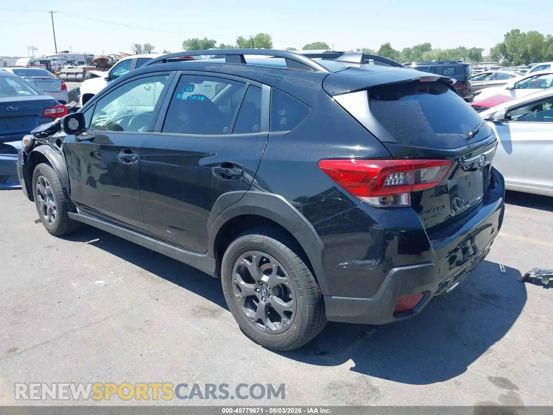3 Photograph of a damaged car JF2GTHRC0MH231460 SUBARU CROSSTREK 2021