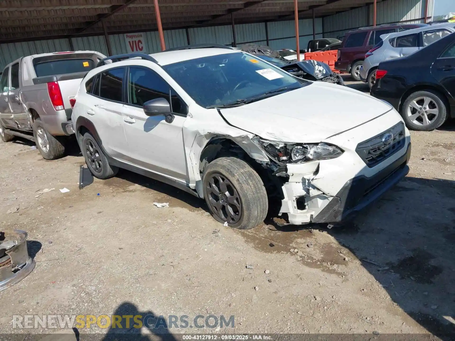 1 Photograph of a damaged car JF2GTHRC1MH228941 SUBARU CROSSTREK 2021