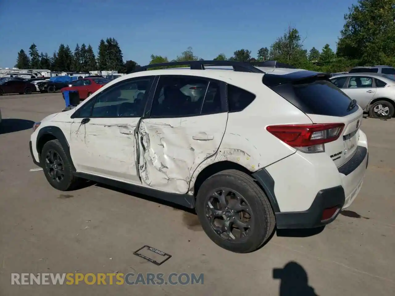 2 Photograph of a damaged car JF2GTHRC2MH253976 SUBARU CROSSTREK 2021