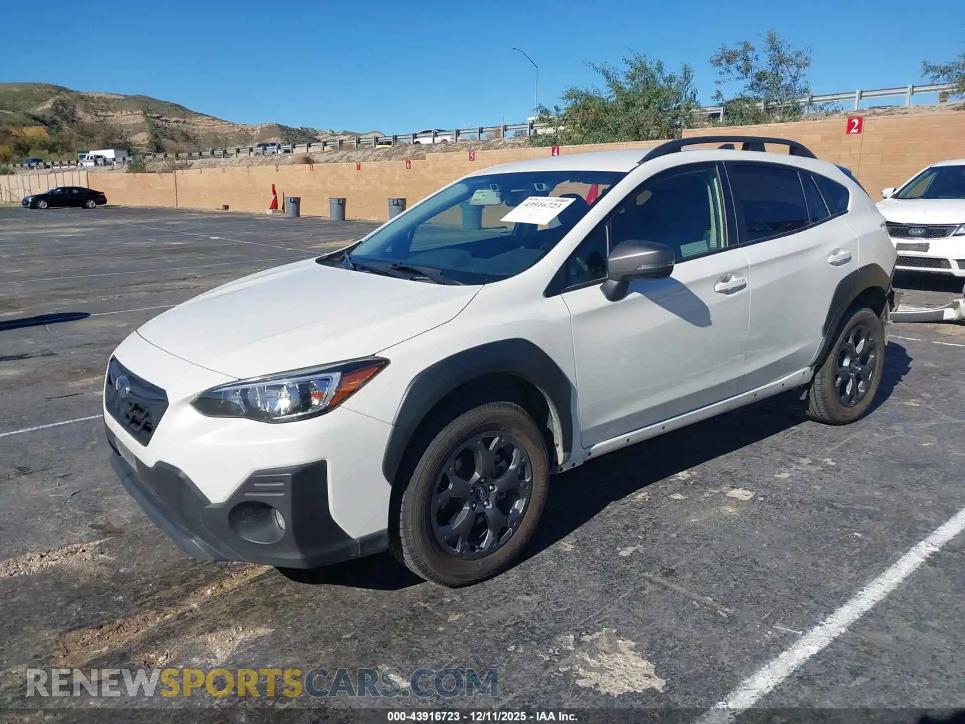 2 Photograph of a damaged car JF2GTHRC2MH266338 SUBARU CROSSTREK 2021