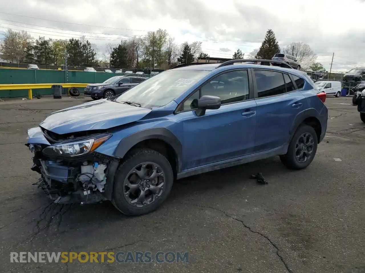 1 Photograph of a damaged car JF2GTHRC2MH377228 SUBARU CROSSTREK 2021
