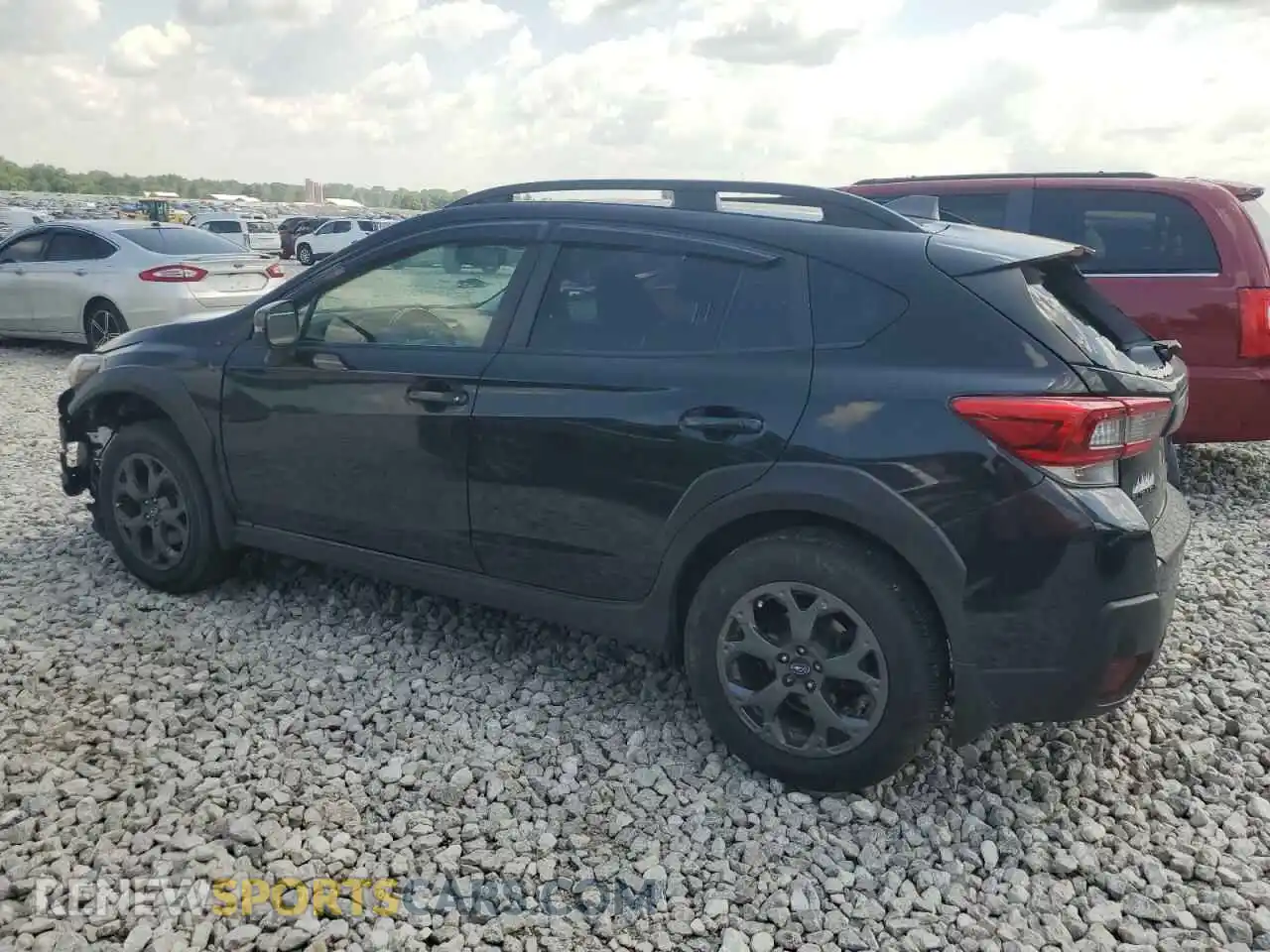 2 Photograph of a damaged car JF2GTHRC2MH383823 SUBARU CROSSTREK 2021