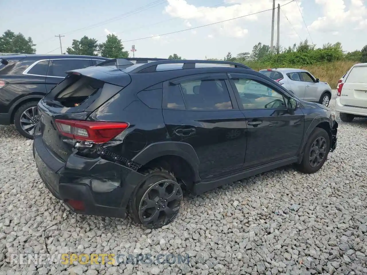 3 Photograph of a damaged car JF2GTHRC2MH383823 SUBARU CROSSTREK 2021