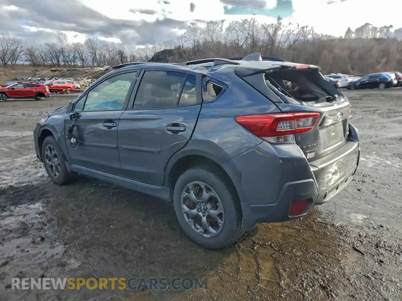 2 Photograph of a damaged car JF2GTHRC3MH320147 SUBARU CROSSTREK 2021