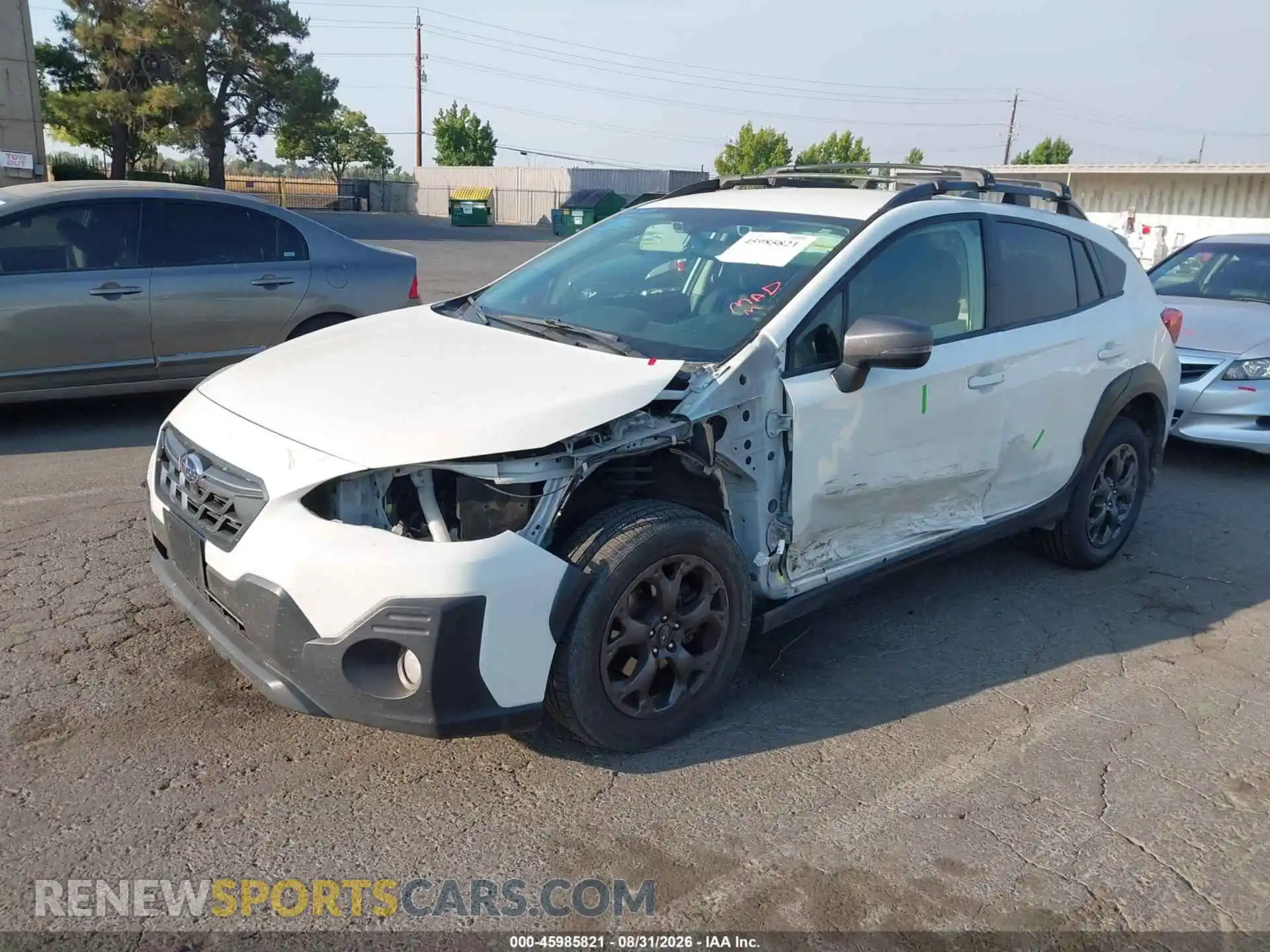 2 Photograph of a damaged car JF2GTHRC3MH351656 SUBARU CROSSTREK 2021