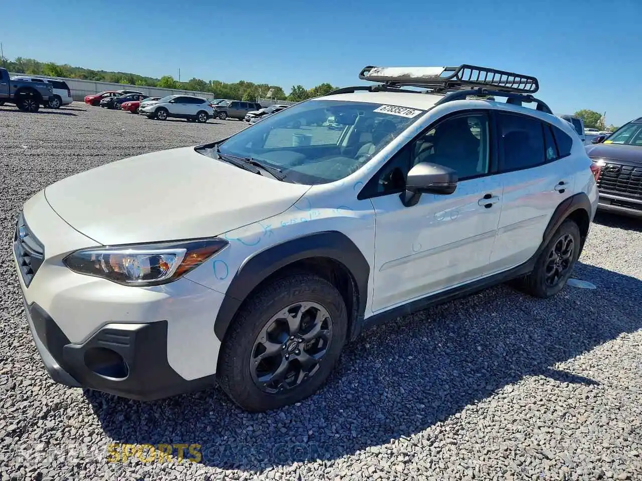 1 Photograph of a damaged car JF2GTHRC4MH201023 SUBARU CROSSTREK 2021