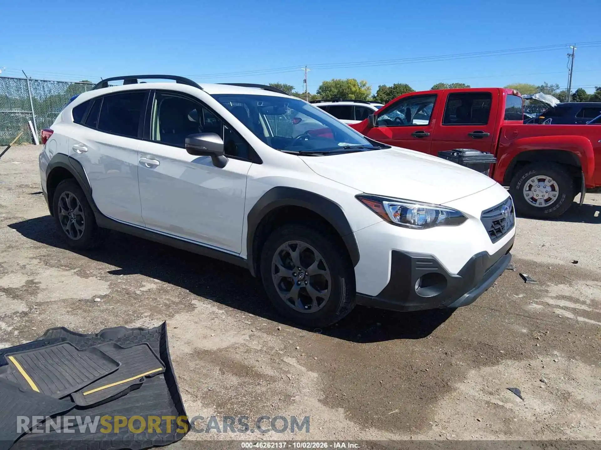 1 Photograph of a damaged car JF2GTHRC4MH218579 SUBARU CROSSTREK 2021