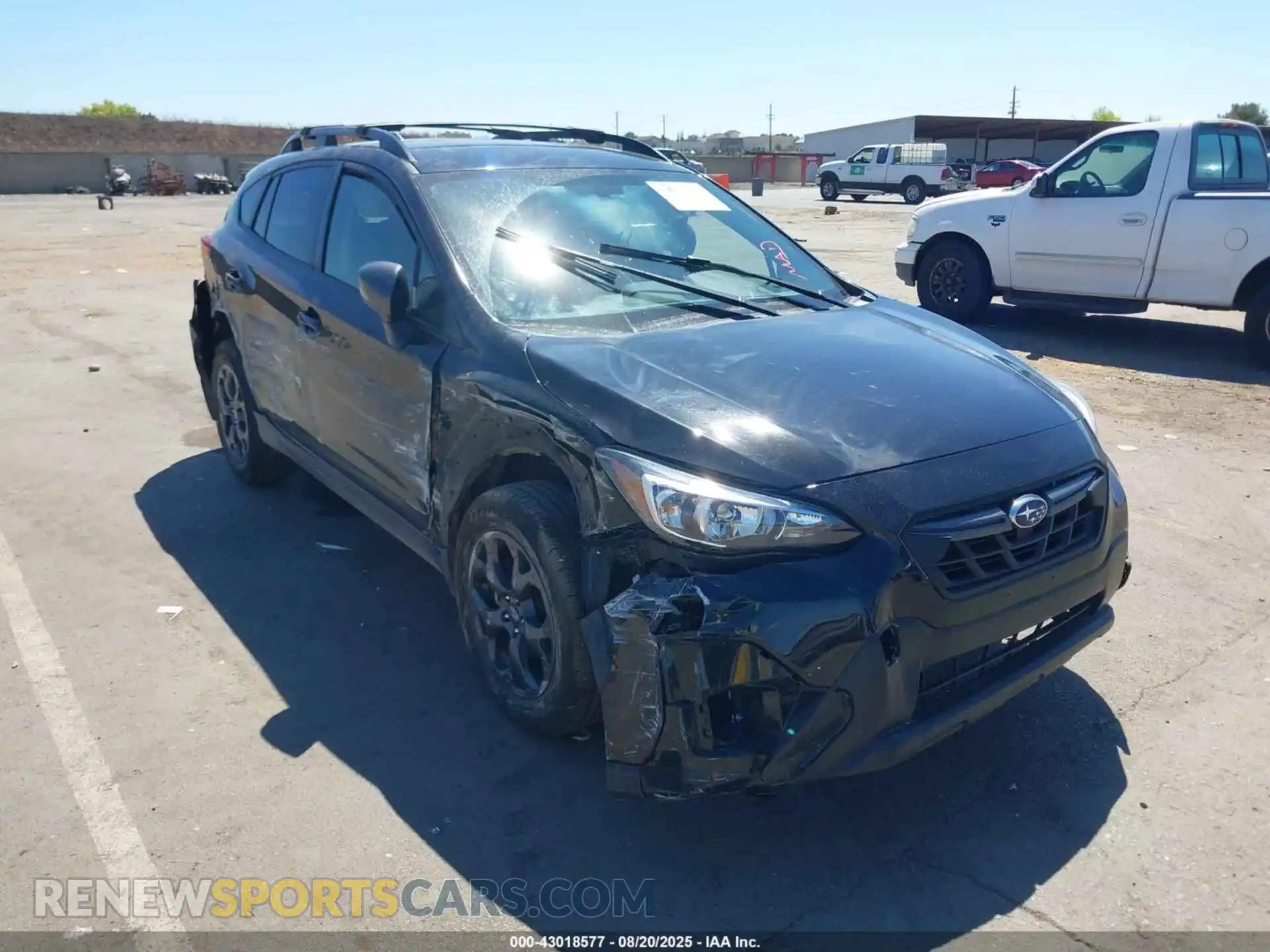 1 Photograph of a damaged car JF2GTHRC4MH236936 SUBARU CROSSTREK 2021