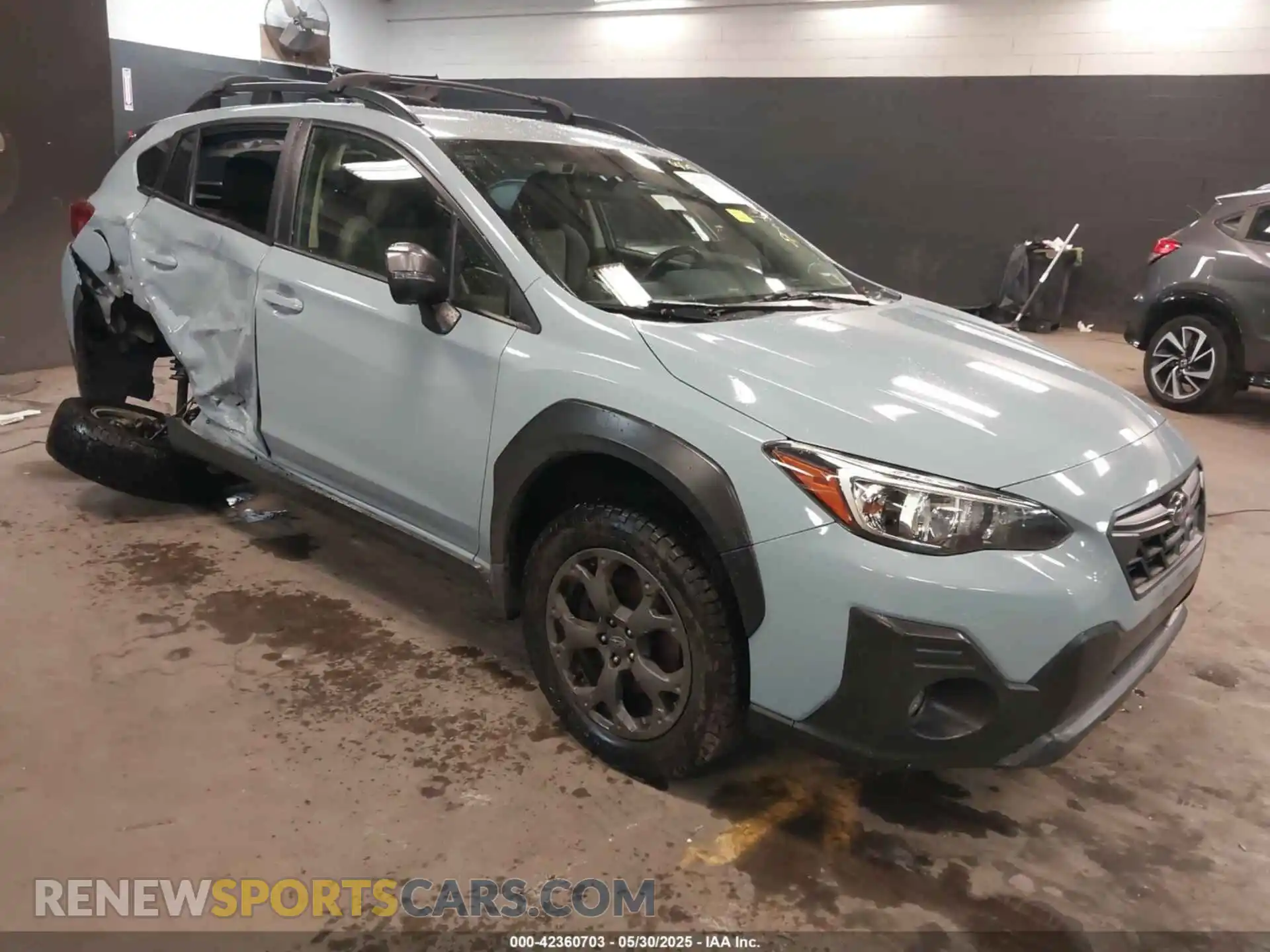 1 Photograph of a damaged car JF2GTHRC4MH249735 SUBARU CROSSTREK 2021