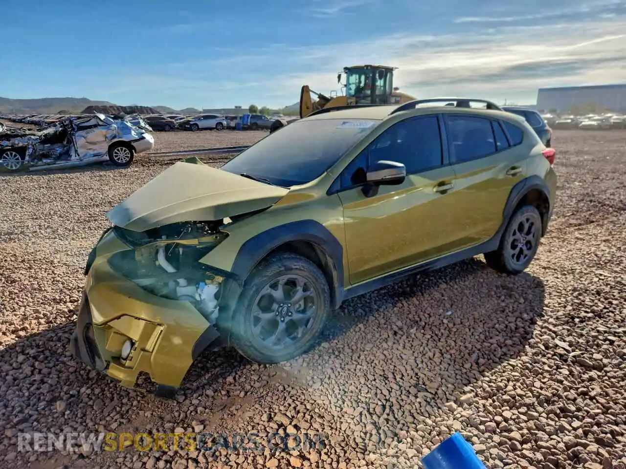 1 Photograph of a damaged car JF2GTHRC4MH289152 SUBARU CROSSTREK 2021