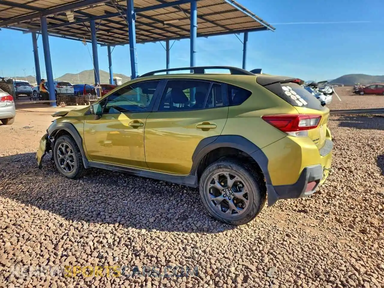 2 Photograph of a damaged car JF2GTHRC4MH289152 SUBARU CROSSTREK 2021