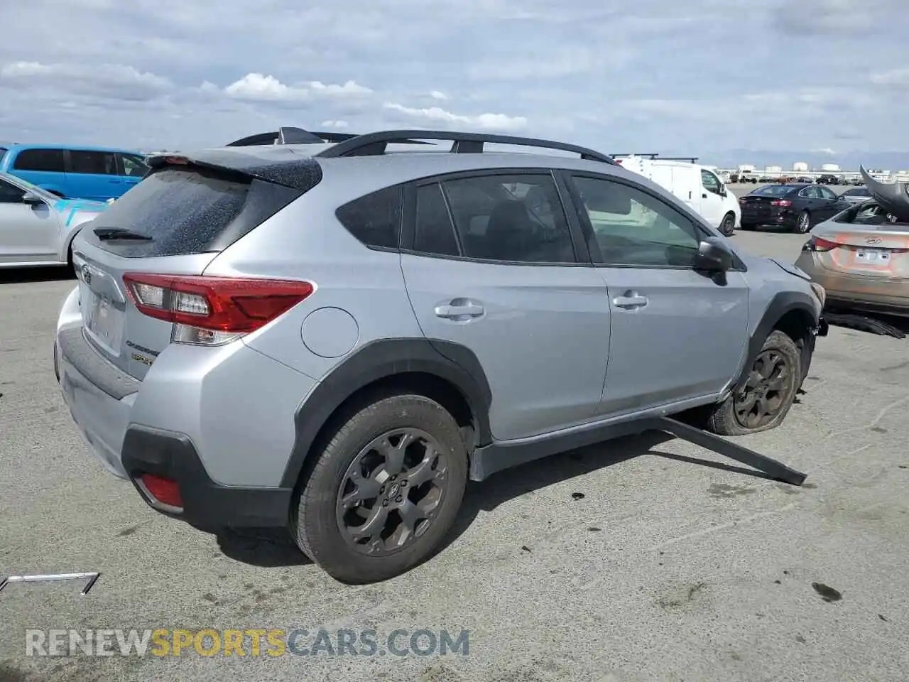 3 Photograph of a damaged car JF2GTHRC4MH299874 SUBARU CROSSTREK 2021