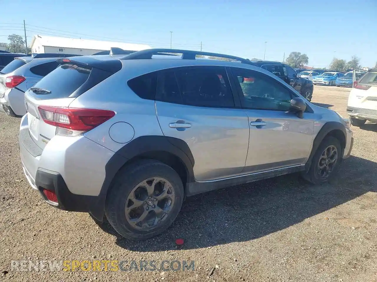 3 Photograph of a damaged car JF2GTHRC4MH343842 SUBARU CROSSTREK 2021